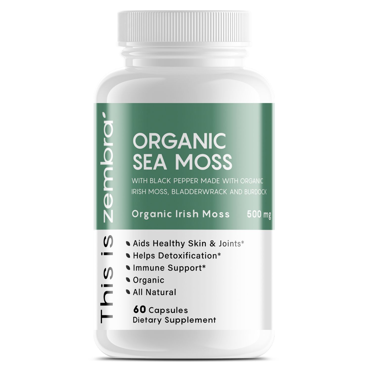 Organic Sea Moss (with Black Pepper)